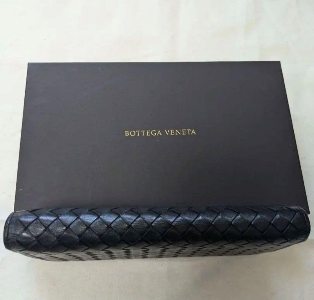 美品 ボッテガヴェネタ Bottega Veneta 長財布 イントレチャート