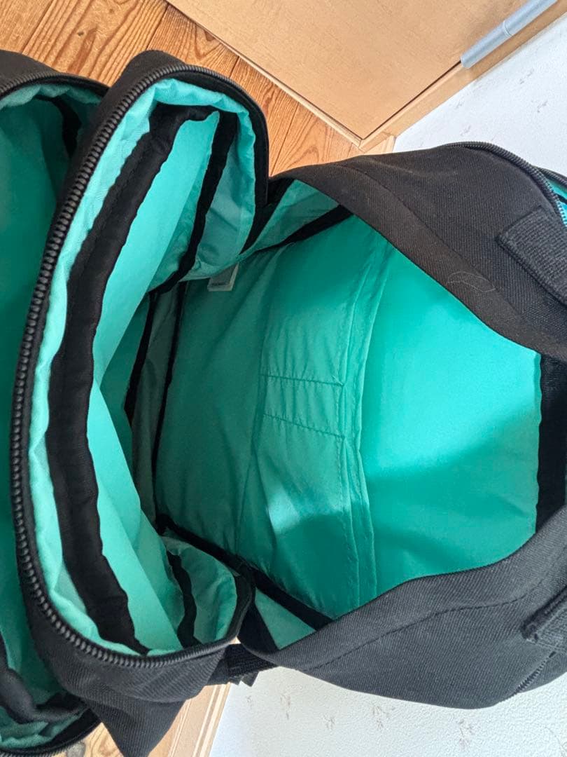 ミルクフェド アクティブダブルポケットモールバックパック ライトグリーン