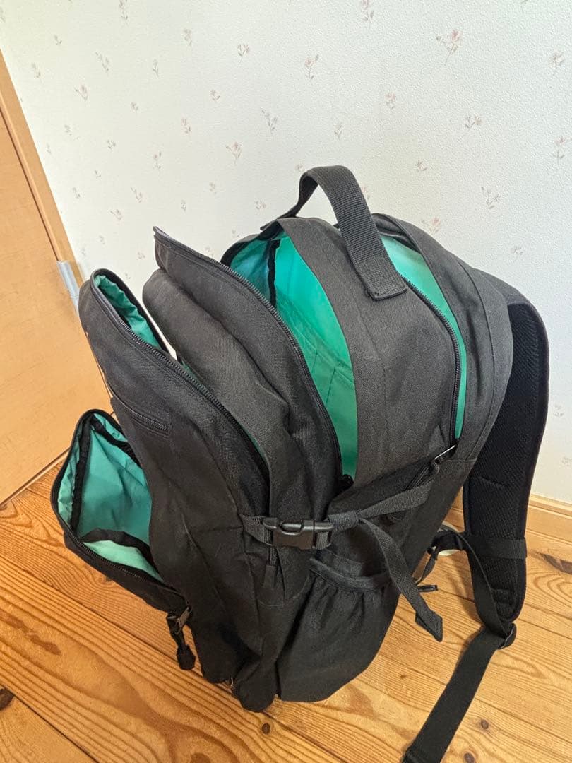 ミルクフェド アクティブダブルポケットモールバックパック ライトグリーン