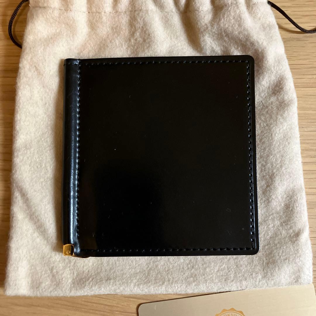 GANZO マネークリップ　ホーウィン社シェルコードバン