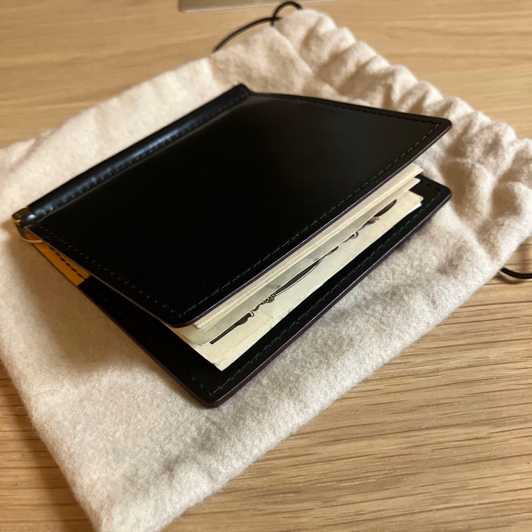 GANZO マネークリップ　ホーウィン社シェルコードバン