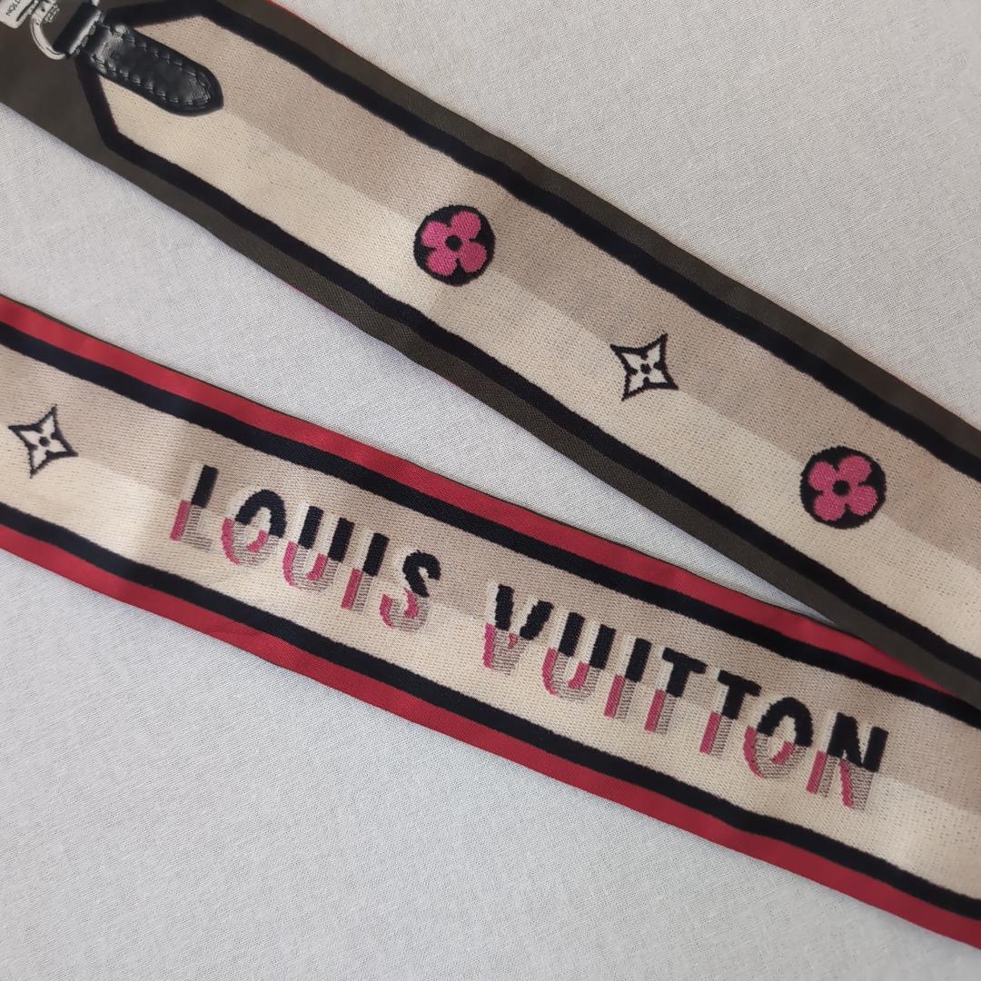 LOUIS VUITTON バンドー 細幅シルクスカーフ マルチカラー 101