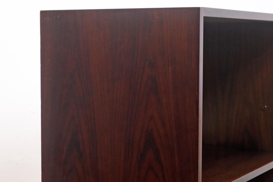 ヴィンテージ ローズウッド シェルフ 本棚 キャビネット 飾り棚 食器棚 2