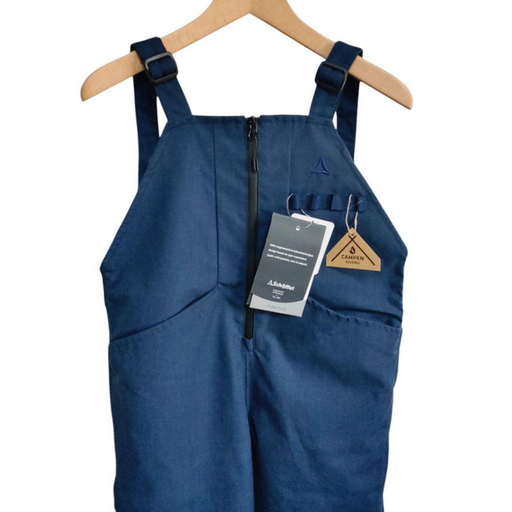 新品 Schoffel キャンペンサロペット 焚火 難燃パンツ キャンプ女子