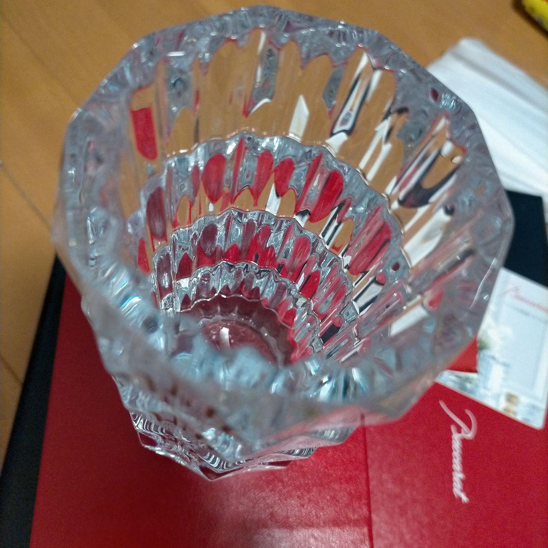 美品 Baccarat バカラ ルクソール フラワー ベース 花瓶