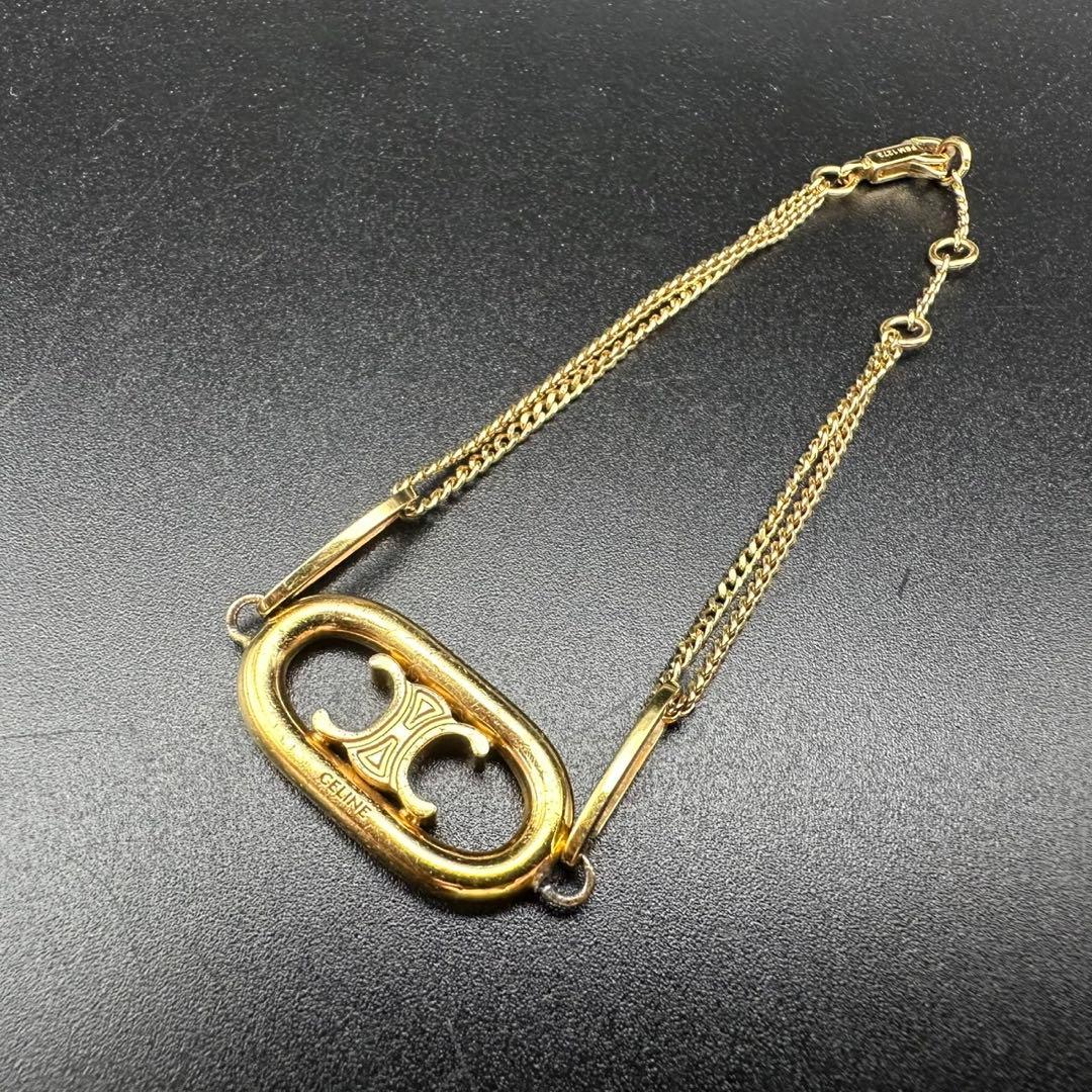 極美品✨　CELINE　セリーヌ　ブレスレット　マイヨン　トリオンフ　1616