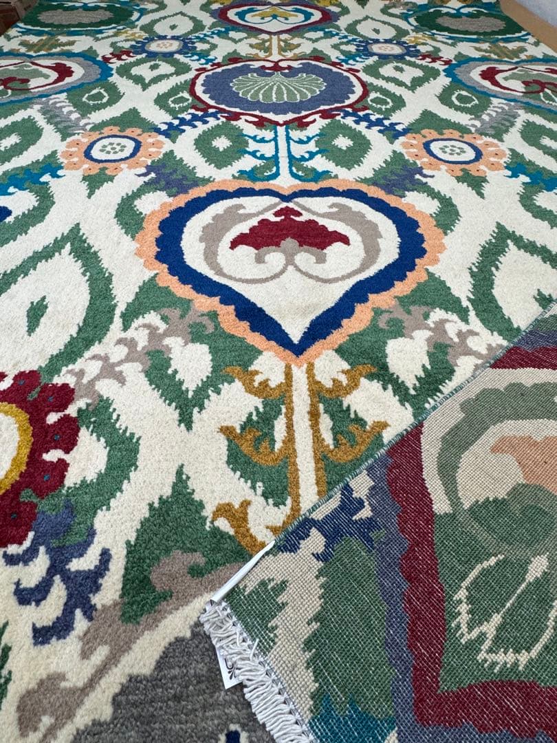 ペルシャ 手織り ギャッベ 絨毯