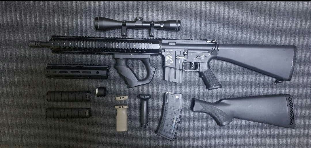 ゆ*け様 東京マルイ ナイツ SR16 スタンダードタイプ　電動ガン+ジャンクセ