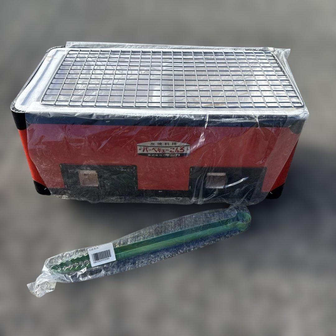 【未使用】　キンカ　バーベキューコンロ　角型七輪