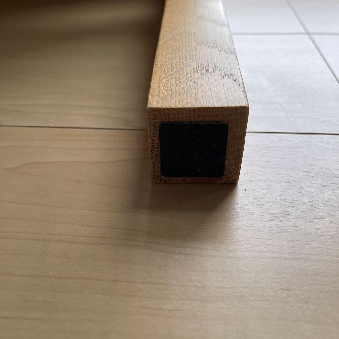 無印良品 オーク無垢材 サイドテーブル ベンチ スツール 椅子 チェア ④