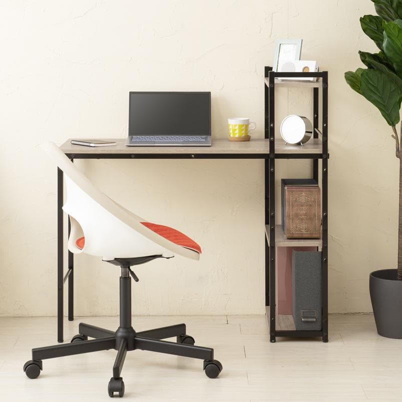 【新品送料無料】ラック付き4WAYデスク 幅100cm テーブル 机 木製 収納