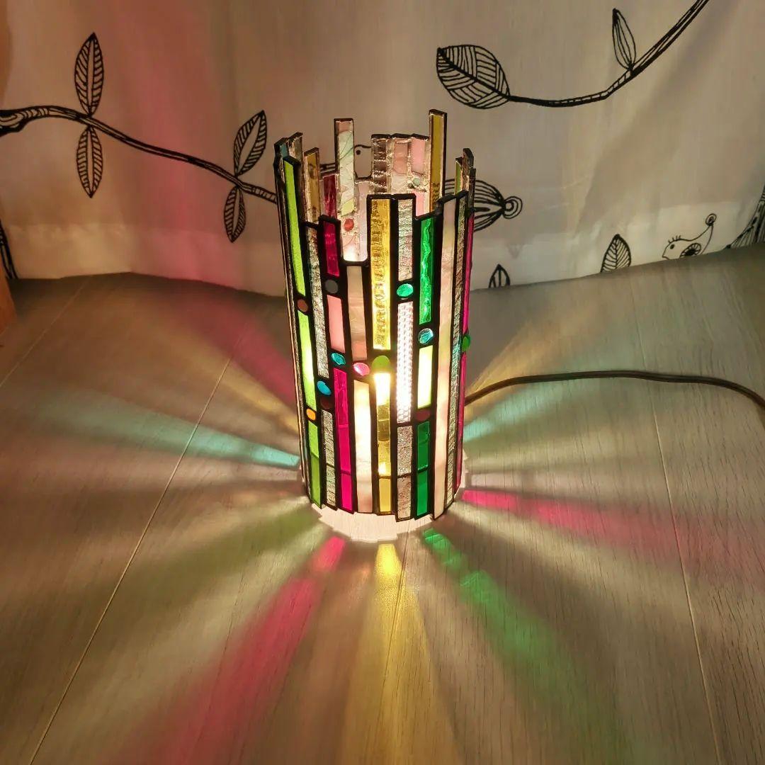 最終値下げ！美品✨アメリカ ヴィンテージ ステンドグラス ランプ アンティーク