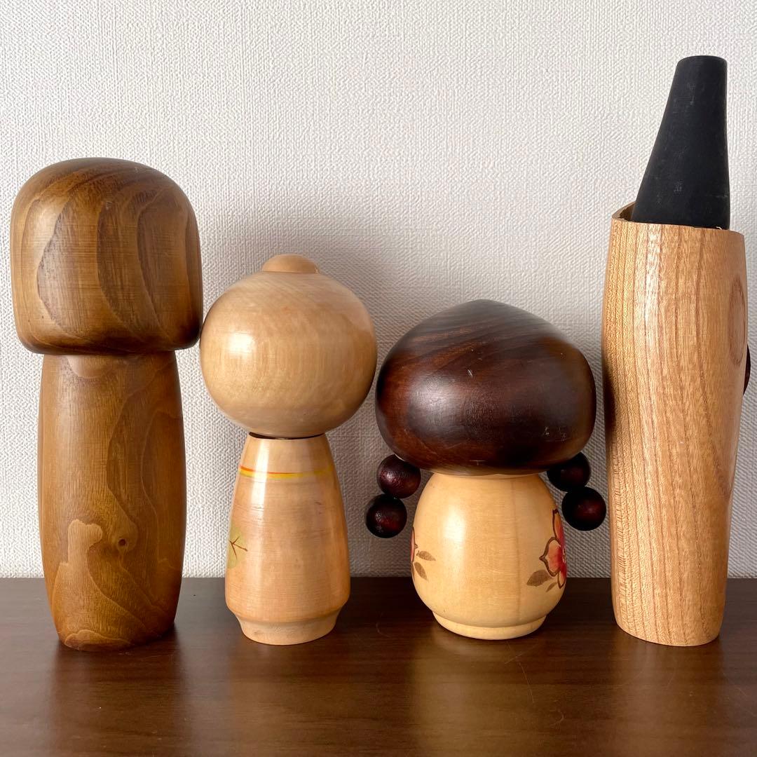 【2/6削除】 創作 こけし セット まとめ レトロ kokeshi 人形