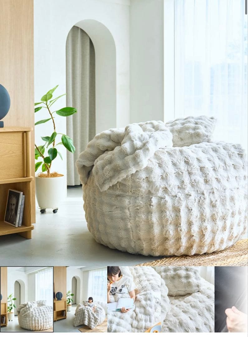 VOFF 01 GRAY 大人のソファクッション グレー