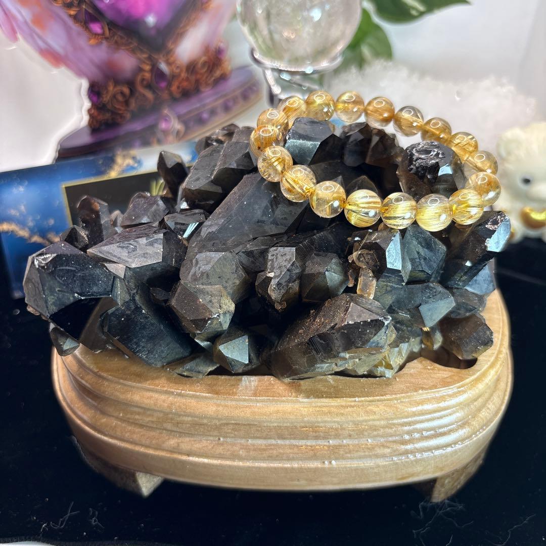 モリオンポイントクラスター原石No.1698 約1kg