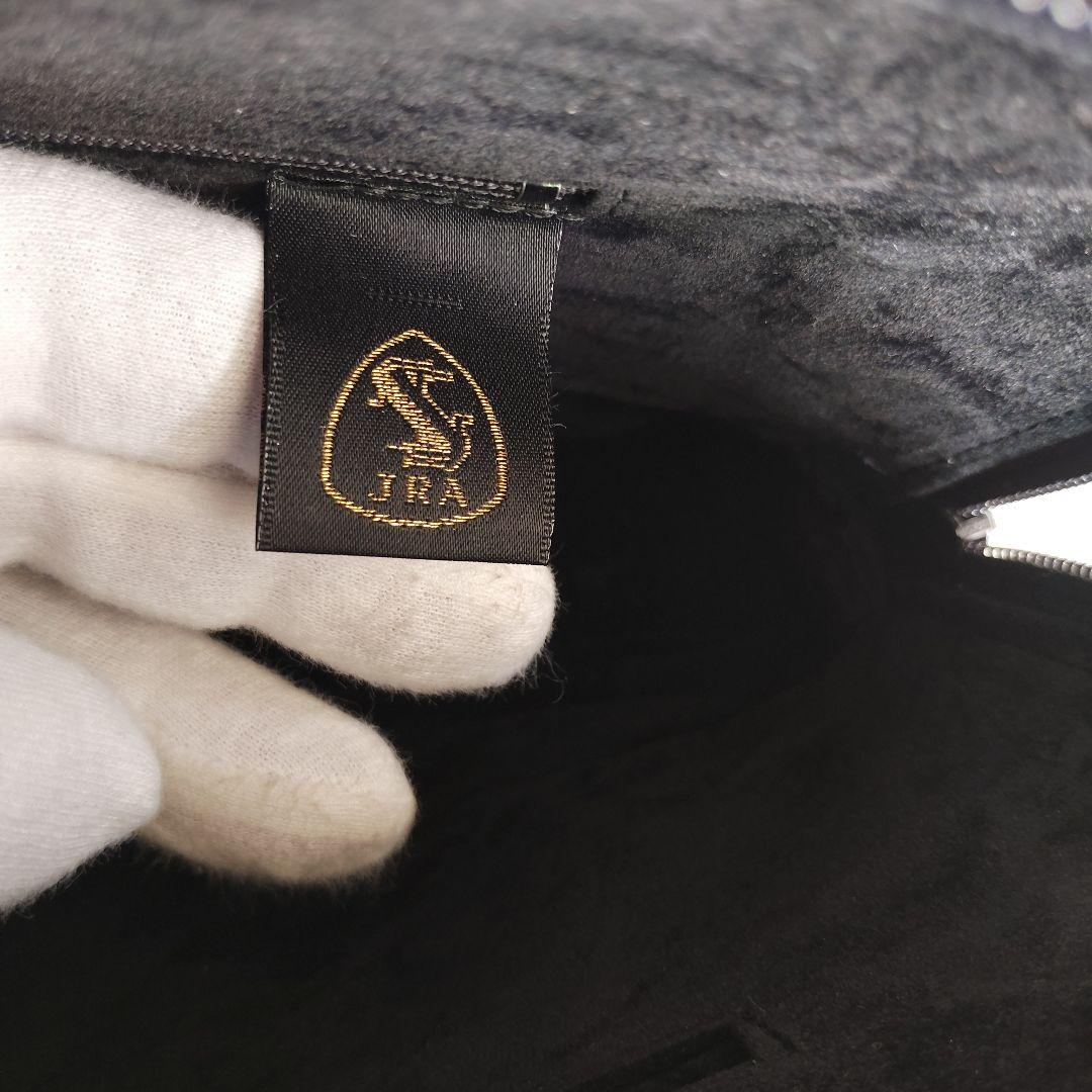 美品 JRA認定 日本製 シャイニング クロコダイル トートバック