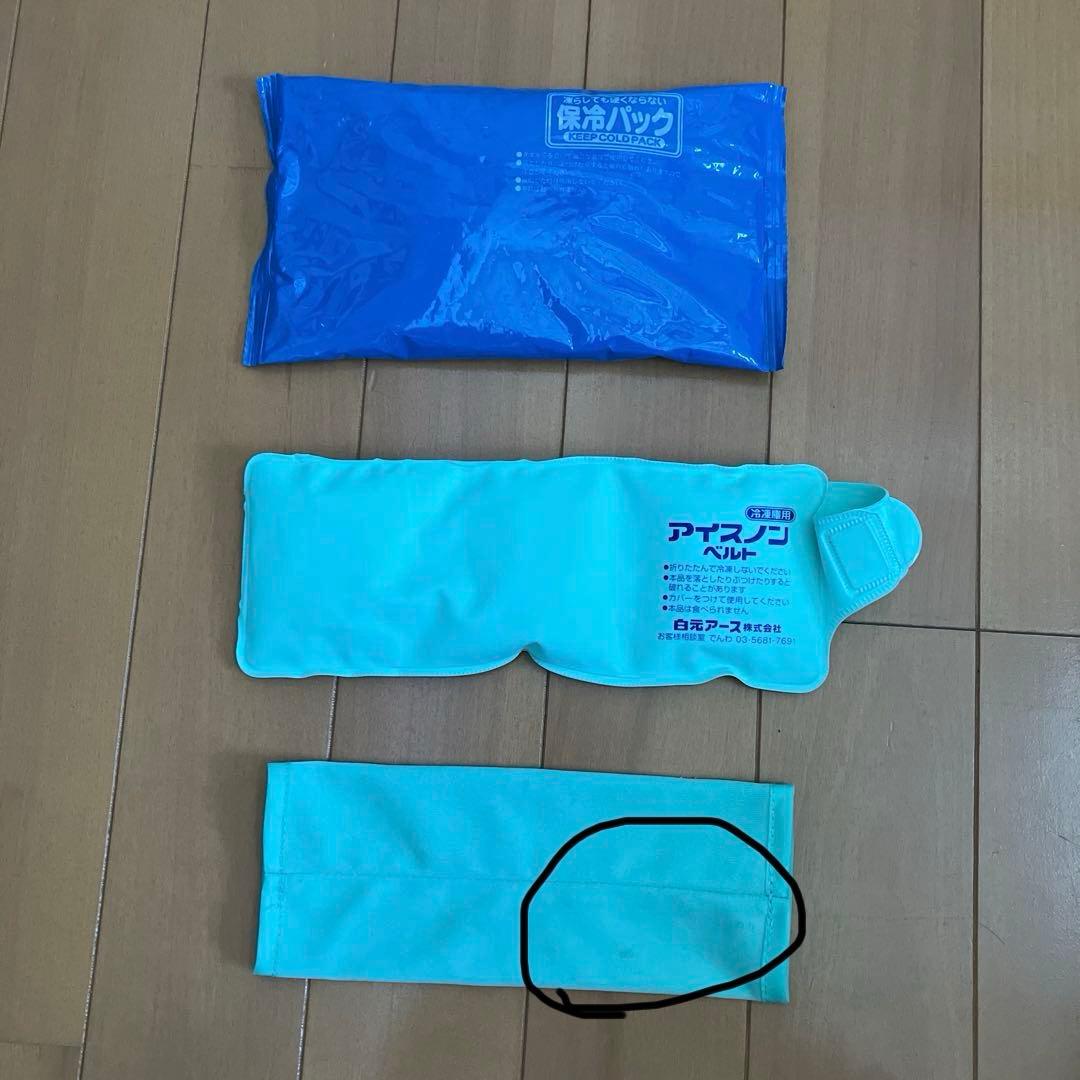 愛帽　頭皮冷却用帽子 (4時間分) & ナビスアズワン　指先フローズングローブ