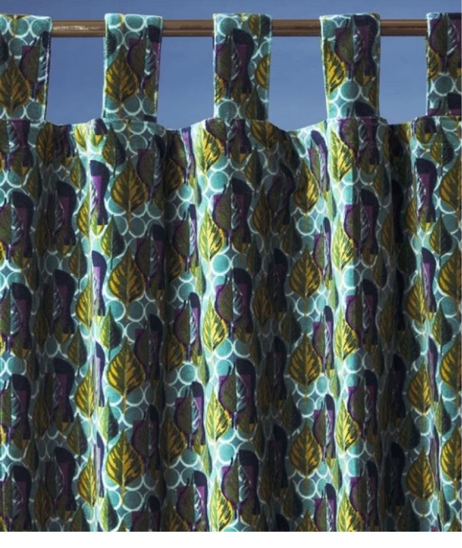 les touriste レトゥーリスト　ベロアカーテン　２枚セット　バガイユ