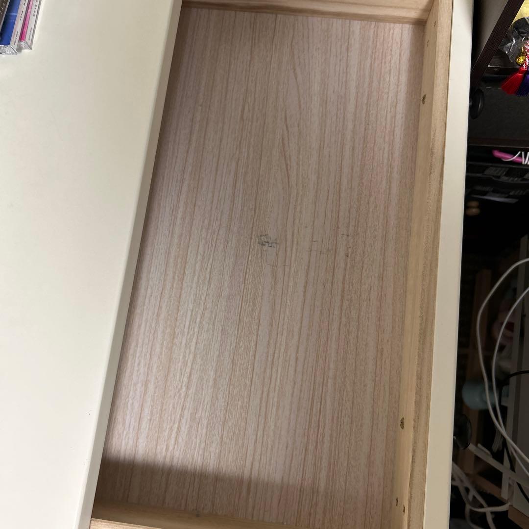 【専用】オフホワイトデスク オープンシェルフ付き