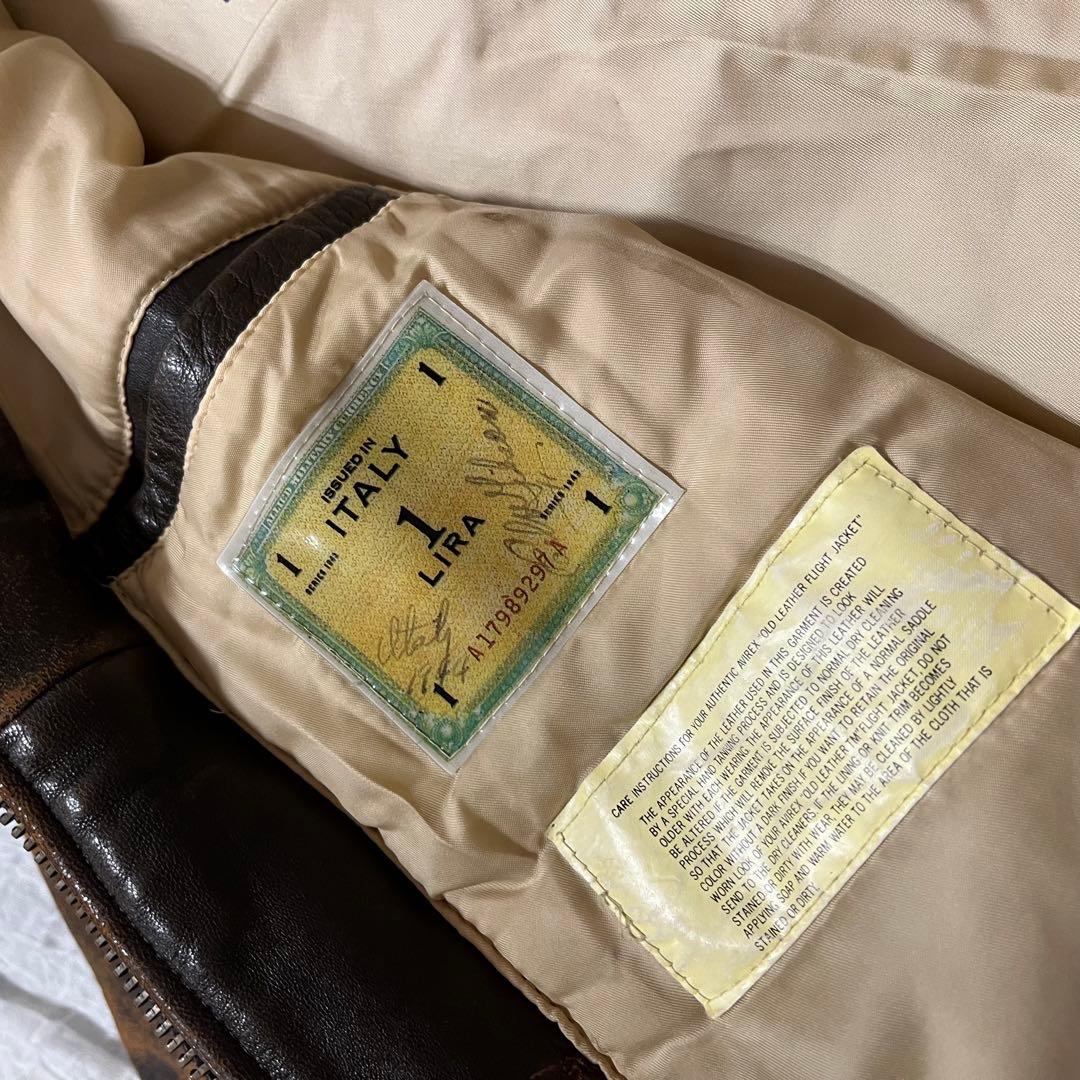 AVIREX　フライトジャケット　Type A-2　ピンナップガール　M