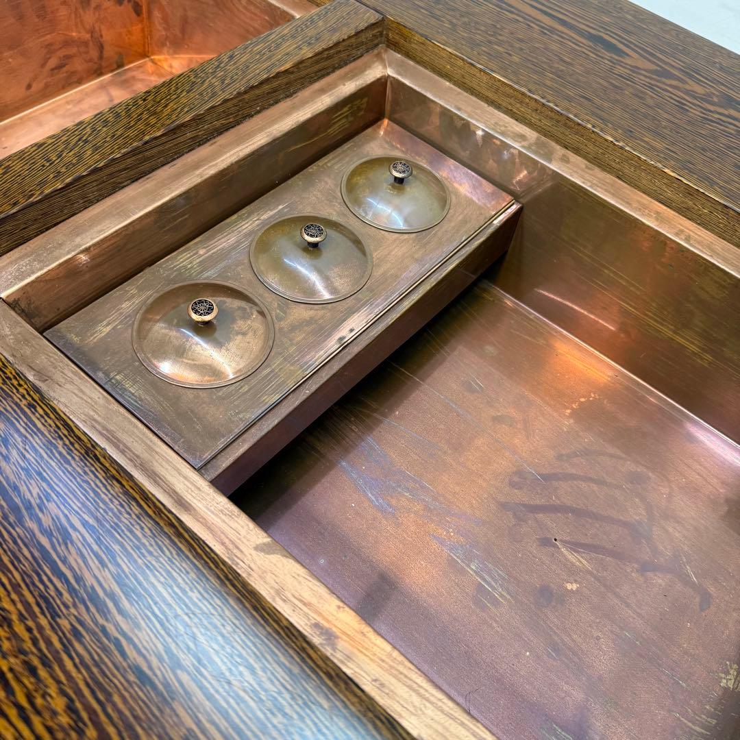 H110K41b 唐木 鉄刀木 タガヤサン 囲炉裏