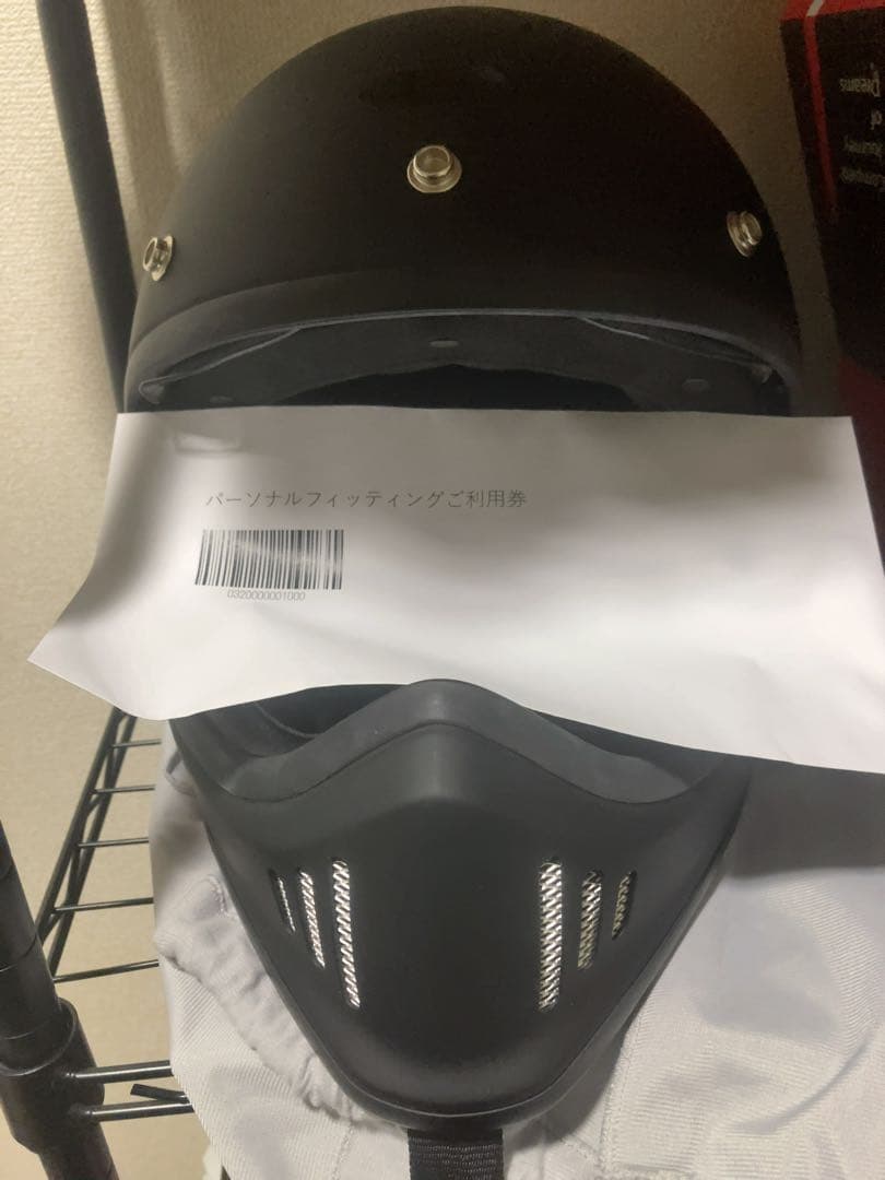 未使用SHOEI EX ZERO Mサイズ パーソナルフィッティング付 ボタン無