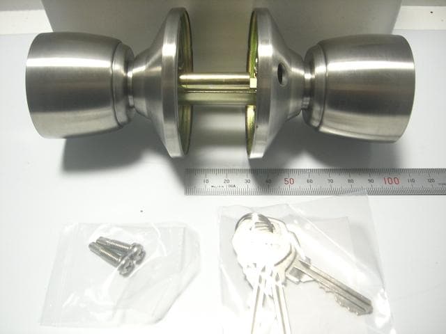 Ko　握り玉ドアノブ 鍵付き　未使用　15個セット売り