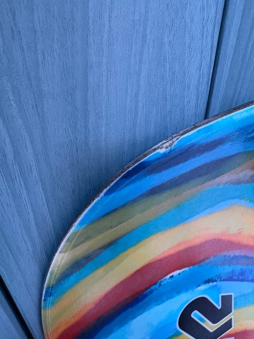 K2 スノーボード マルチカラー ビンディング付き