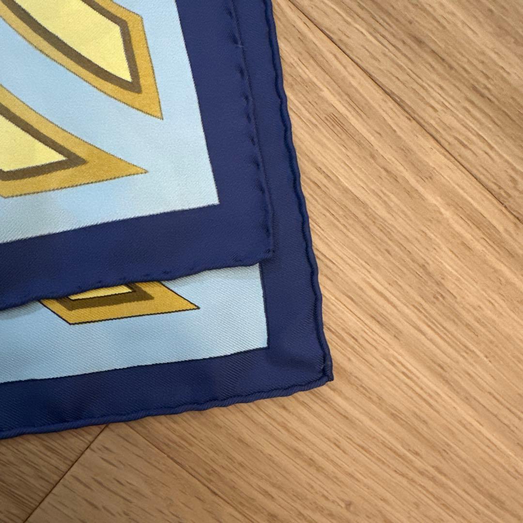 HERMÈS 帆船デザイン スカーフ