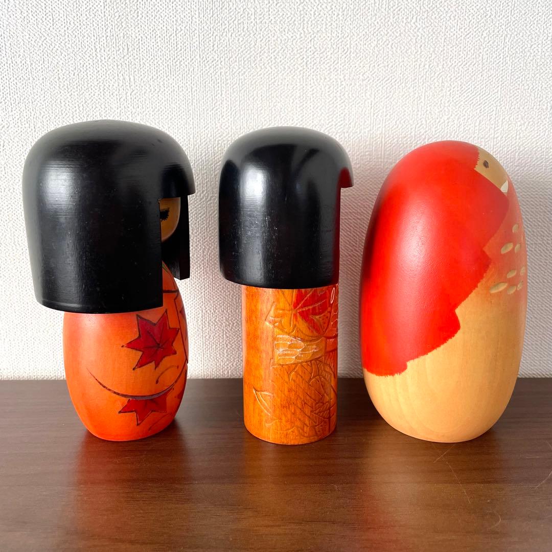 【2/6削除】 創作 こけし セット まとめ レトロ kokeshi まとめて