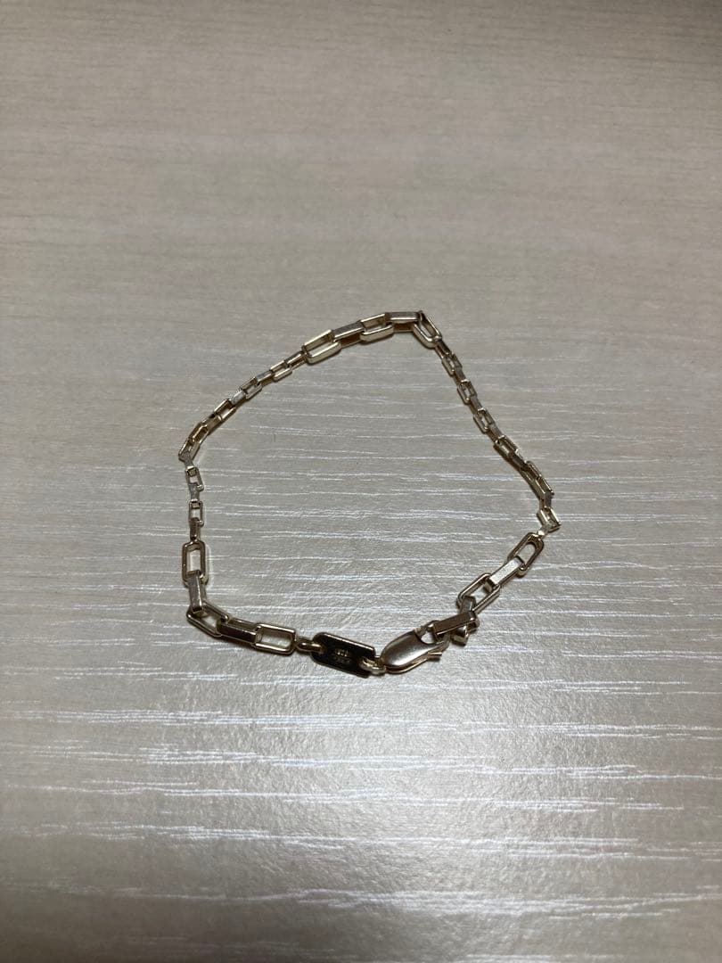 GUCCIシルバー リンクチェーン ブレスレット