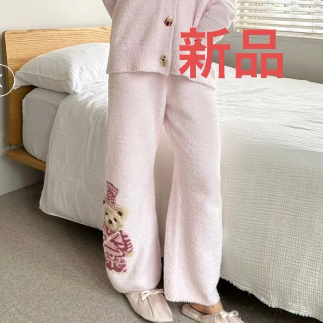 スナイデルホーム Steam Whip ホリデーベアジャガードロングパンツ