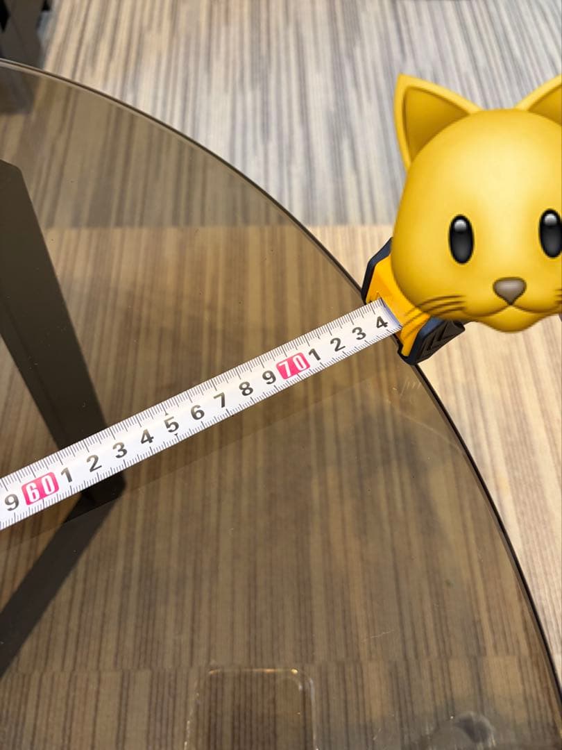 センターテーブル　黒　ガラス　美品