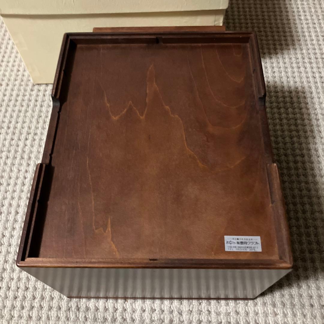 フレーム付き木製収納ボックス 10区画　豊岡クラフト