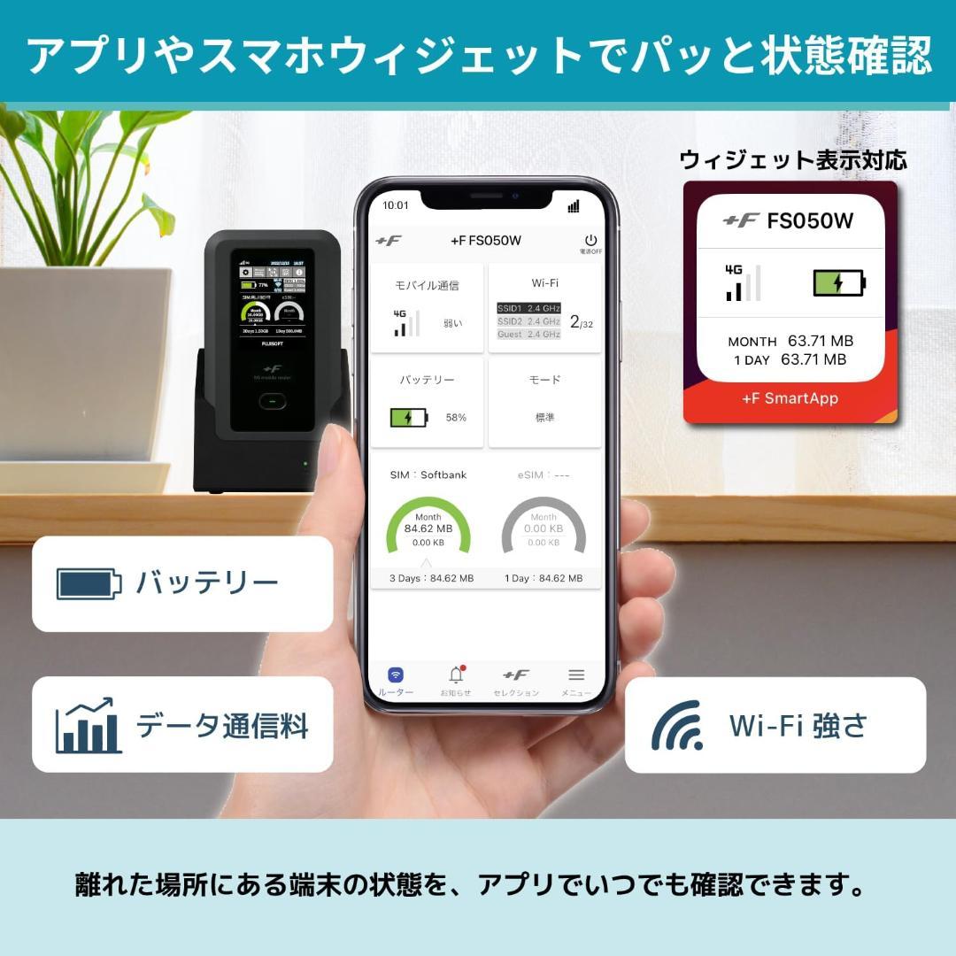 モバイル Wi-Fi ルーター SIMフリー『FS050W』富士ソフト