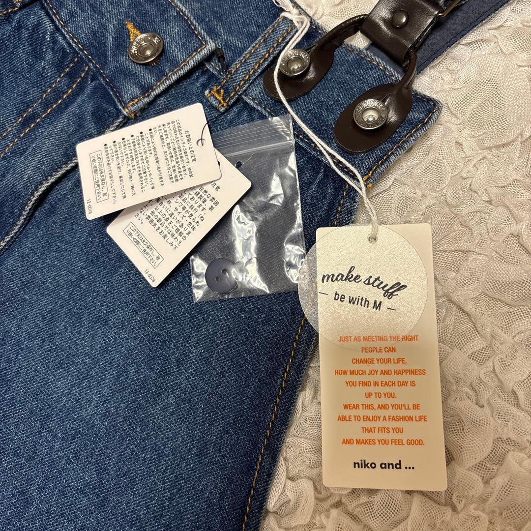 niko and... Misayoミリコレサスワンピース　ジャンスカ　デニム