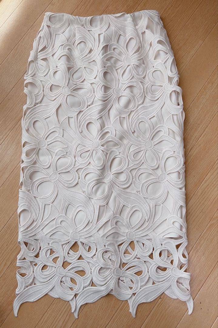 セルフォード リボンレーススカート 38 IVR