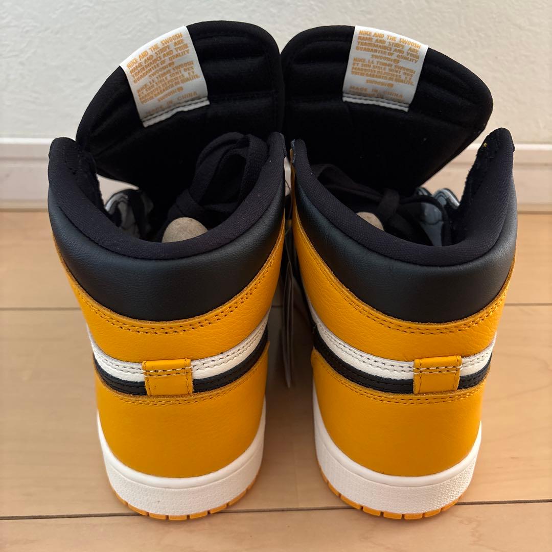 Nike Air Jordan 1 ブラック/イエロー ハイカット