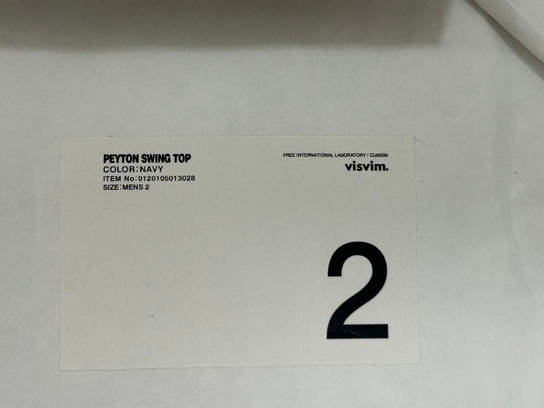 ジャケット・アウター visvim 20ss PEYTON SWING TOP size2 NAVY