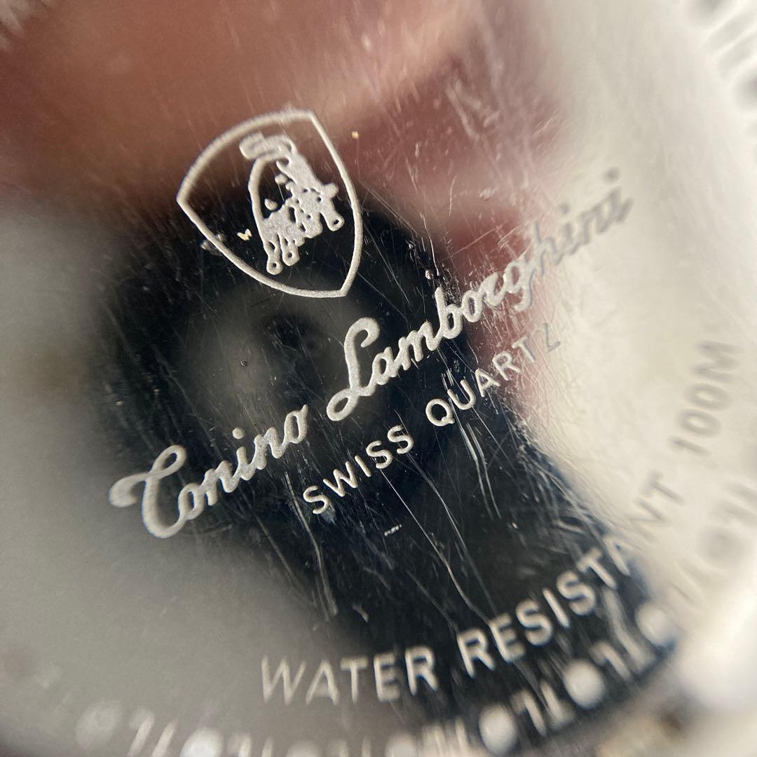 トニーノランボルギーニ 腕時計 レッド／ブラック クロノグラフ