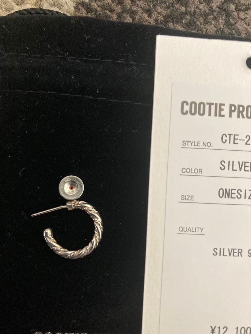 ピアス　片耳用　クーティ　プロダクションズ　cootie productions