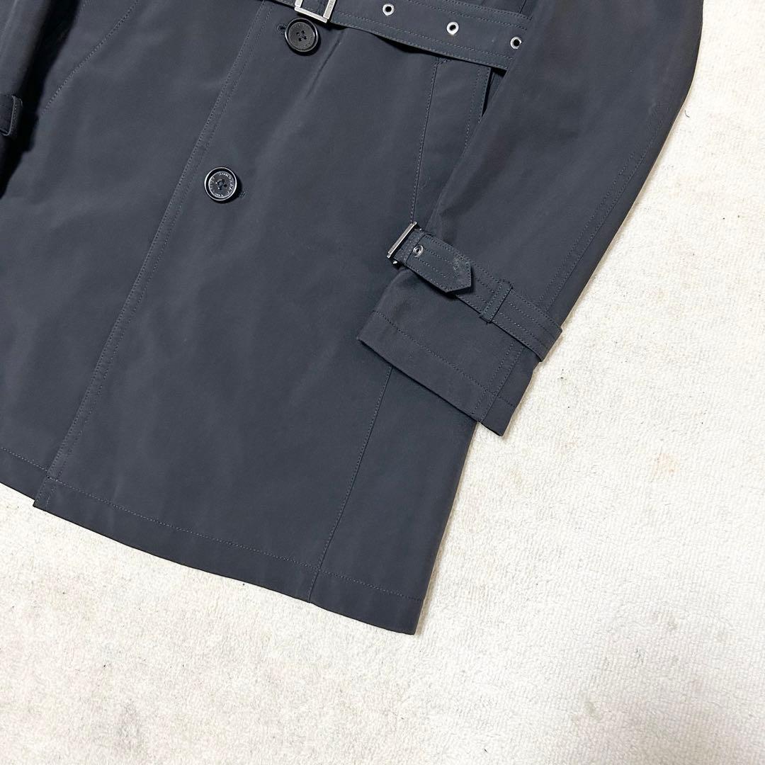 極美品　バーバリーブラックレーベル　トレンチコート　ライナー付き　ノバチェック