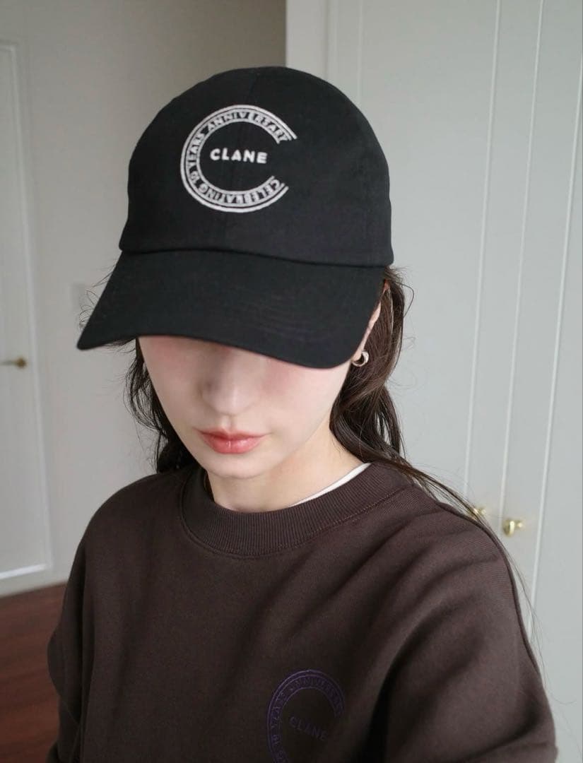 CLANE 10th LOGO CAPブラック