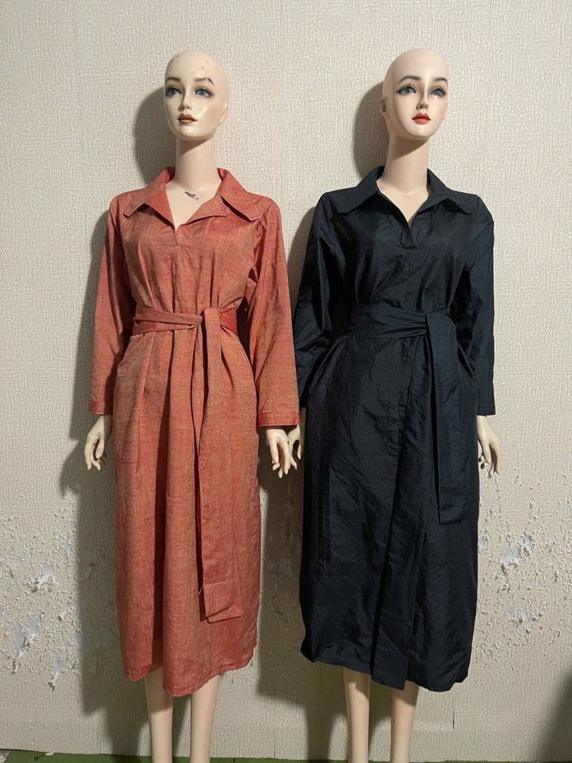 雪　フレアシルエットAラインワンピース