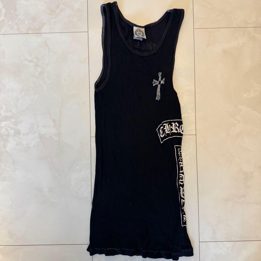 本物保証★Chrome Hearts★メンズブラックタンクトップ★M