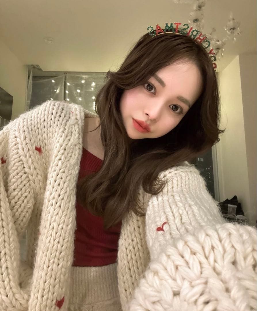 THETOE ハートカーディガン　クリスマスボックス