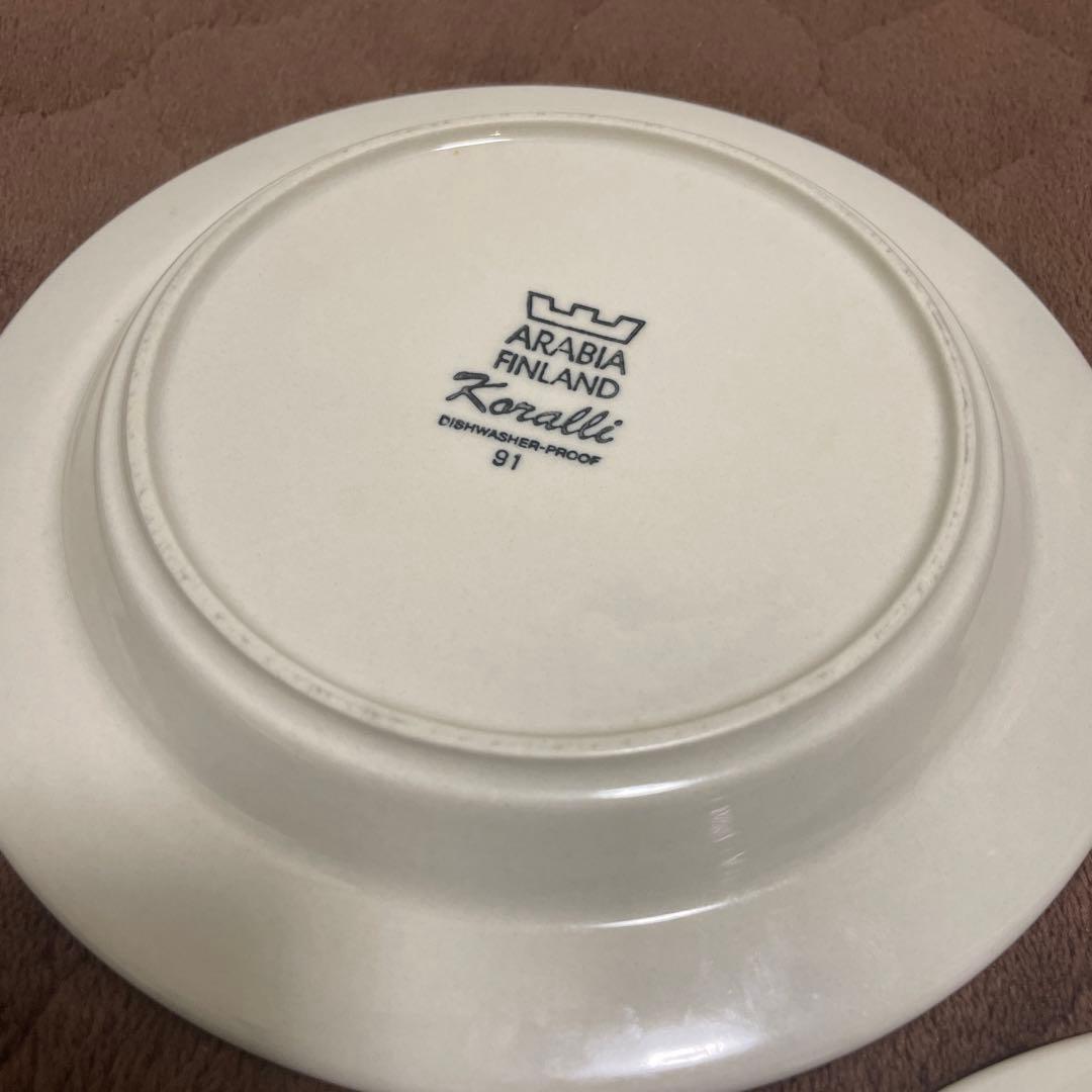 ARABIA Koralli 17cm プレート 2枚セット
