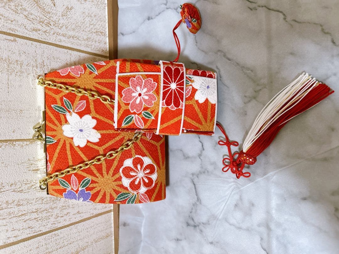 人気のレトロ着物♡七五三　小さめ7歳　女の子　セット　一式　正絹