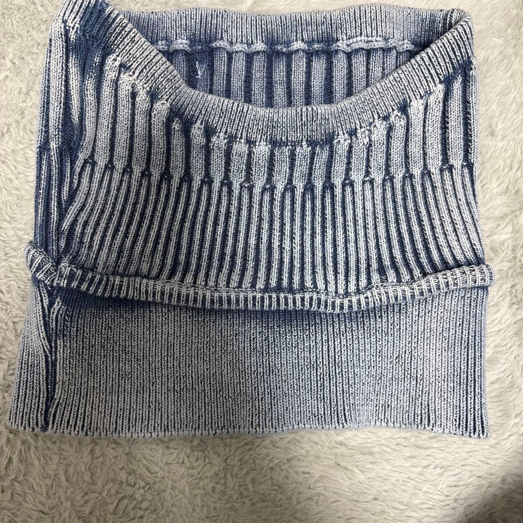 melt the lady rib tube tops チューブトップ　ブルー