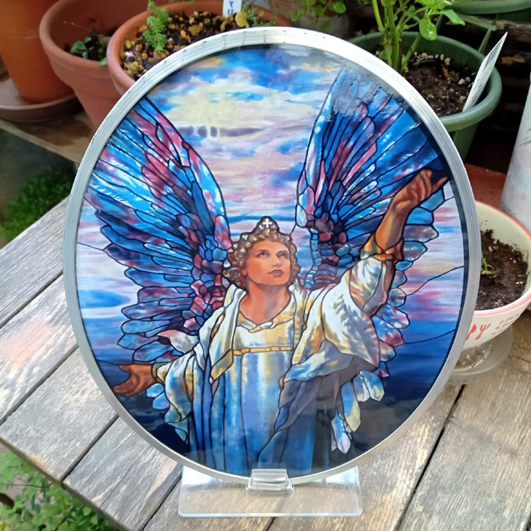 ルイスCティファニー ステンドグラスAngel of Peaceグラスマスターズ
